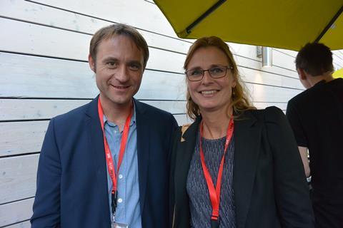 The Danish Film Institute's Christian Juhl Lemche and Lizette Gram Mygind